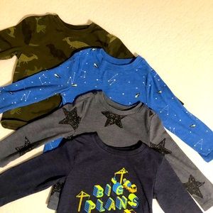 2T long sleeved boys tees lot